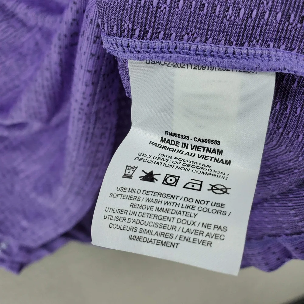 Nike Running Shirt Men XL Purple Dri-FIT ADV TechKnit Ultra‎ Short Sleeve Tee